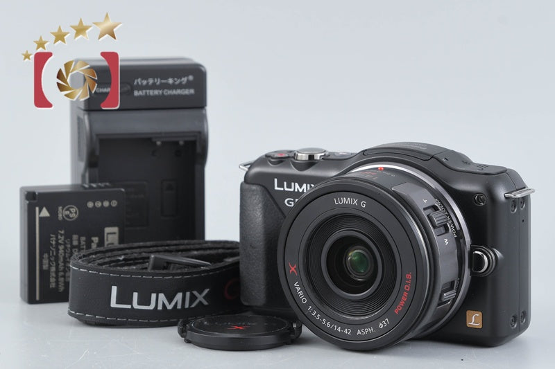 Panasonic DMC-GF5X Esprit Black 12.1 MP 14-42mm Lens [Japanese Language Only]