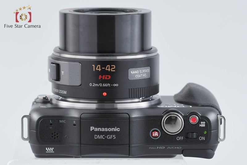 Panasonic DMC-GF5X Esprit Black 12.1 MP 14-42mm Lens [Japanese Language Only]