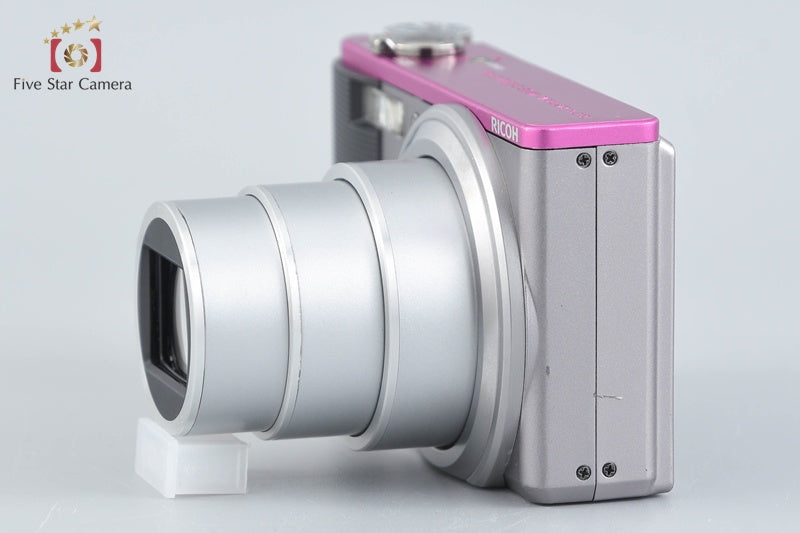 "Shutter count 3,348" Ricoh CX3 Light Gray x Pink 10.0 MP Digital Camera w/ Box
