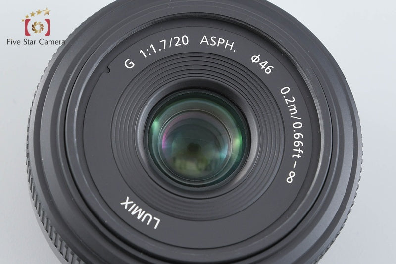 Panasonic LUMIX G 20mm f/1.7 ASPH. H-H020 w/ Box