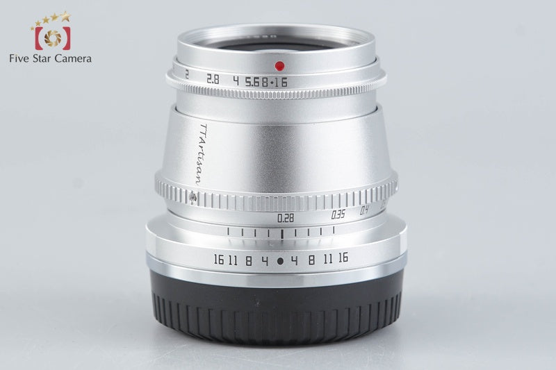 Meisho Kogaku TTArtisan 35mm f/1.4 Silver for Fujifilm X Mount