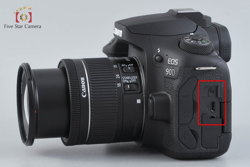 "Count 2,000" Canon EOS 90D 32.2 MP Full Frame DSLR Camera 18-55 IS STM Lens