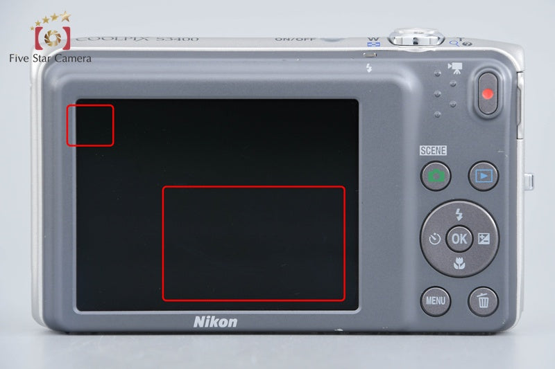 Nikon COOLPIX S3400 Crystal Silver 20.1 MP Digital Camera