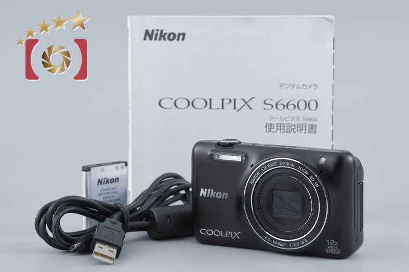 Nikon COOLPIX S6600 Black 16.0 MP Digital Camera