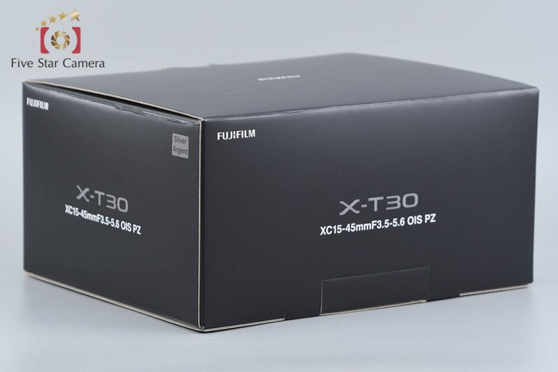 Fujifilm X-T30 Silver 26.1 MP Digital Camera 15-45 Lens w/ Box