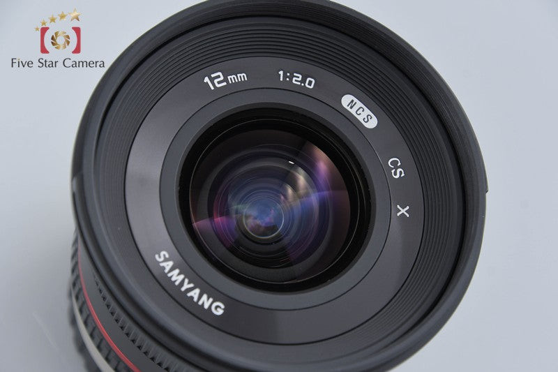 Samyang 12mm f/2 NCS CS for Fujifilm X Mount w/ Box