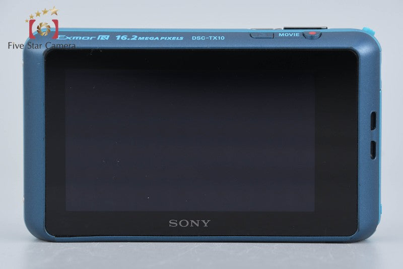 Sony Cyber-Shot DSC-TX10 Blue 16.2 MP Digital Camera [Japanese Language Only]