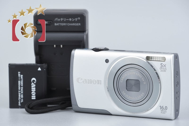 Canon PowerShot A3500 IS Silver 16.0 MP Digital Camera