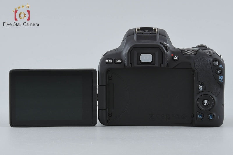 "Count 4,994" Canon EOS Kiss X9 / Rebel SL2 / 200D Black 24.2MP DSLR Camera Body