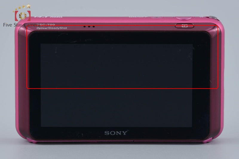 SONY Cyber-shot DSC-T99 Pink 14.1 MP Digital Camera [Japanese Language Only]