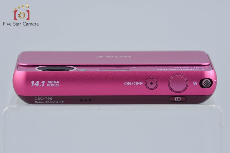 SONY Cyber-shot DSC-T99 Pink 14.1 MP Digital Camera [Japanese Language Only]