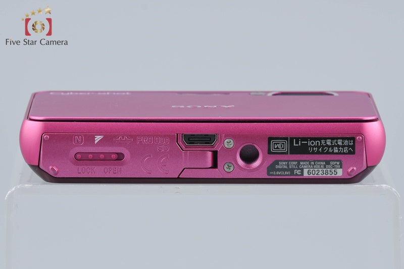 SONY Cyber-shot DSC-T99 Pink 14.1 MP Digital Camera [Japanese Language Only]