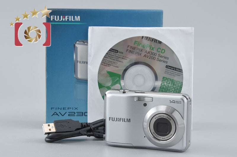 Fujifilm FinePix AV230 Silver 14.0 MP Digital Camera w/ Box