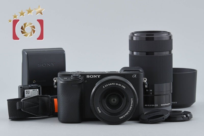 Sony Alpha α6400 ILCE-6400 Black 16-50 55-210 Lenses [Japanese Language Only]