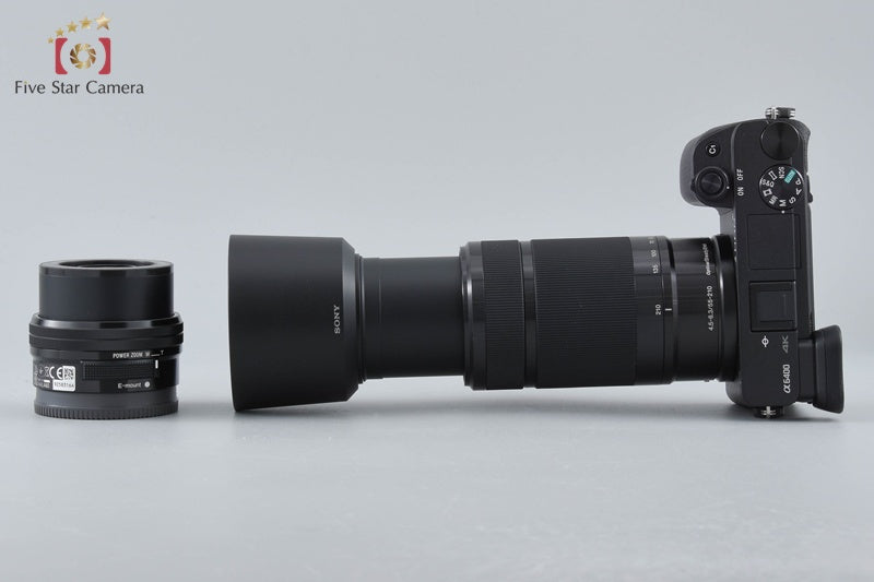 Sony Alpha α6400 ILCE-6400 Black 16-50 55-210 Lenses [Japanese Language Only]
