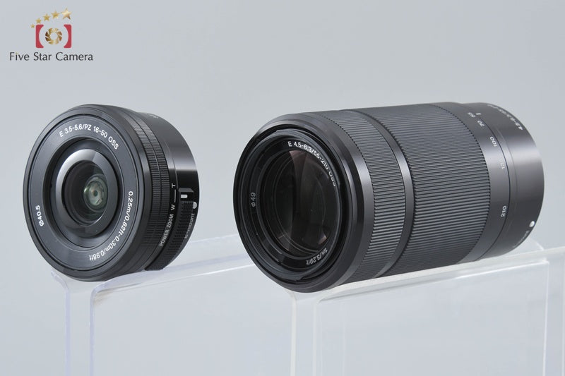 Sony Alpha α6400 ILCE-6400 Black 16-50 55-210 Lenses [Japanese Language Only]