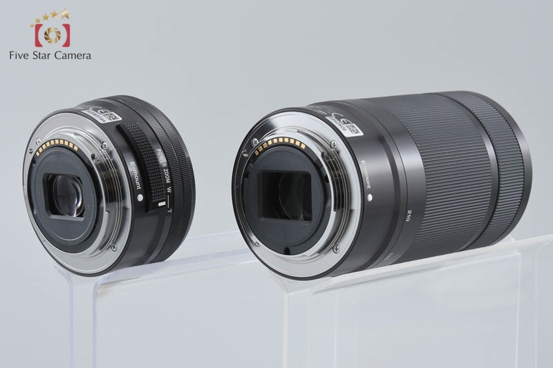 Sony Alpha α6400 ILCE-6400 Black 16-50 55-210 Lenses [Japanese Language Only]