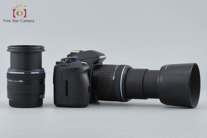 "Shutter count 2,515" Olympus E-520 10.0 MP DSLR 14-42 40-150 Lenses