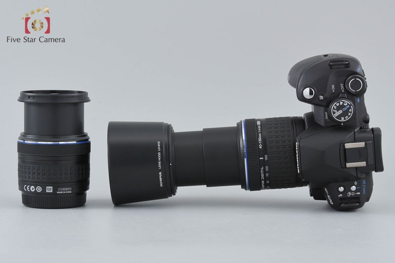 "Shutter count 2,515" Olympus E-520 10.0 MP DSLR 14-42 40-150 Lenses