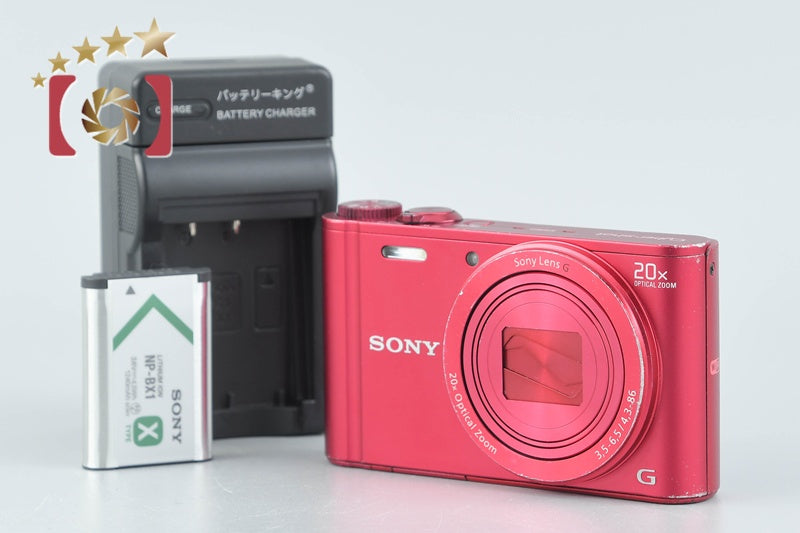 SONY Cyber-shot DSC-WX300 Red 18.2 MP Digital Camera [Multiple Languages]