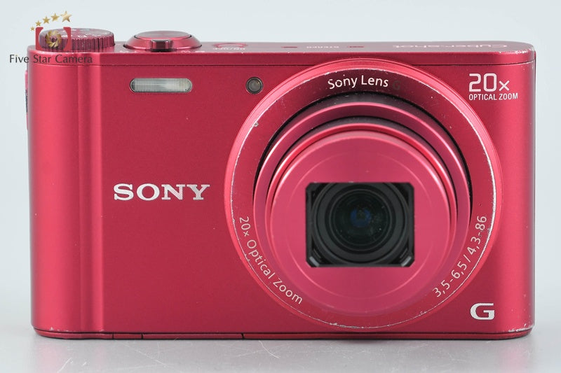 SONY Cyber-shot DSC-WX300 Red 18.2 MP Digital Camera [Multiple Languages]