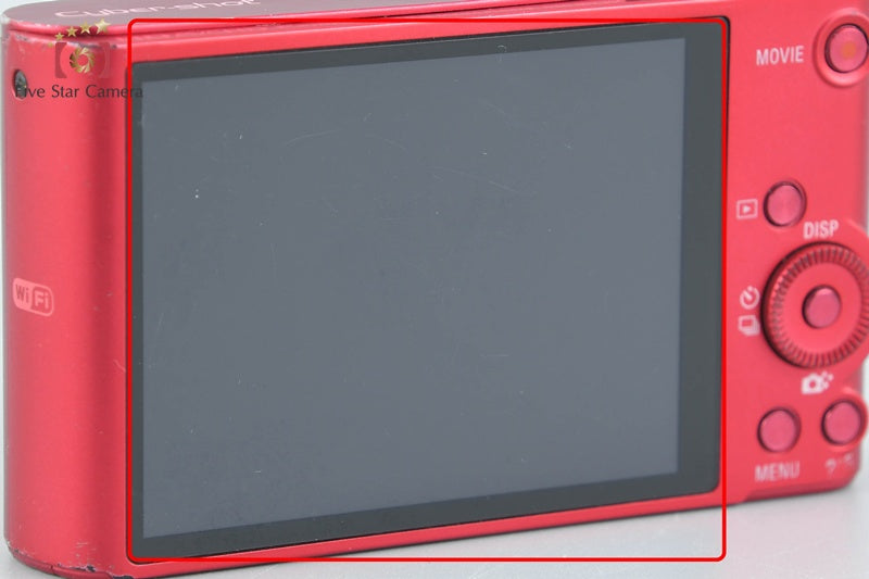 SONY Cyber-shot DSC-WX300 Red 18.2 MP Digital Camera [Multiple Languages]