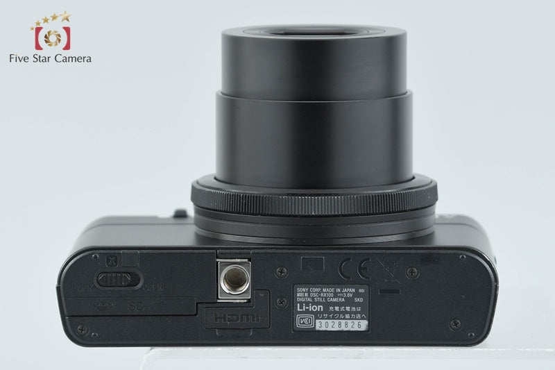 Sony Cyber-Shot DSC-RX100 20.2 MP Digital Camera [Japanese Language Only]