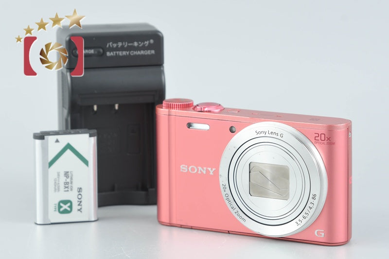 Sony Cyber-Shot DSC-WX350 Pink 18.2 MP Digital Camera [Multiple Languages]