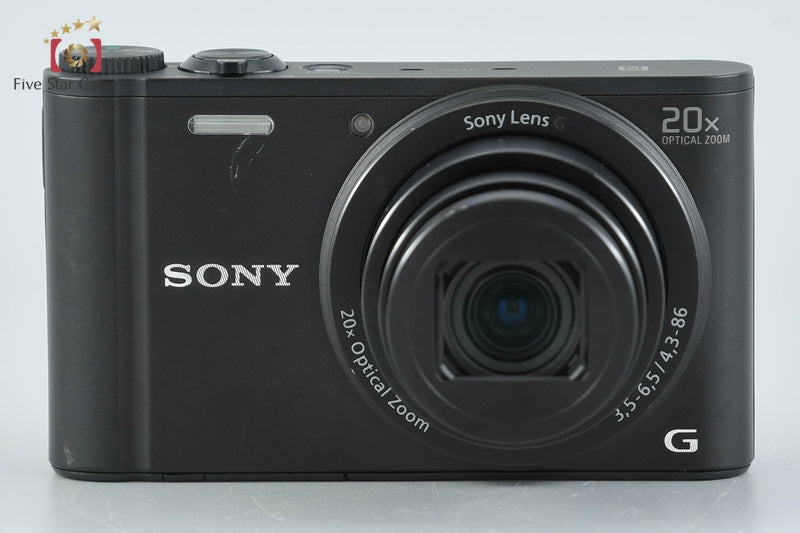 Sony Cyber-Shot DSC-WX350 Black 18.2 MP Digital Camera [Multiple Languages]