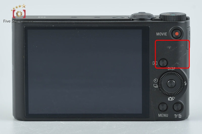 Sony Cyber-Shot DSC-WX350 Black 18.2 MP Digital Camera [Multiple Languages]
