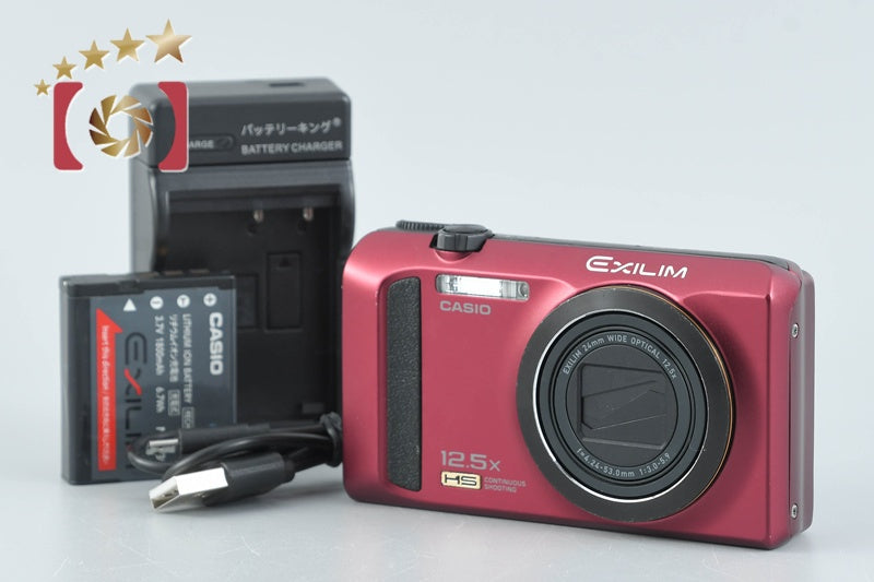Casio HIGH SPEED EXILIM EX-ZR300 Red 16.1 MP Digital Camera