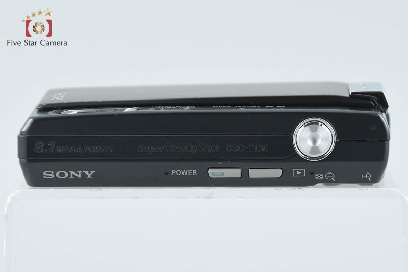 SONY Cyber-shot DSC-T100 Black 8.1 MP Digital Camera [Japanese Language Only]