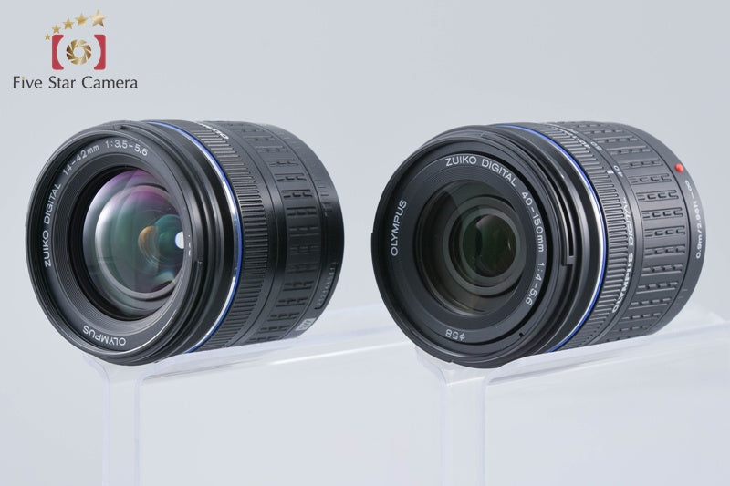 "Shutter count 155" Olympus E-520 10.0 MP DSLR 14-42 40-150 Lenses