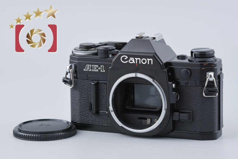 Canon AE-1 Black 35mm SLR Film Camera Body