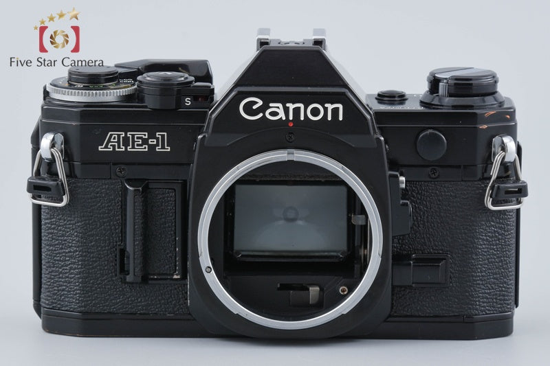 Canon AE-1 Black 35mm SLR Film Camera Body
