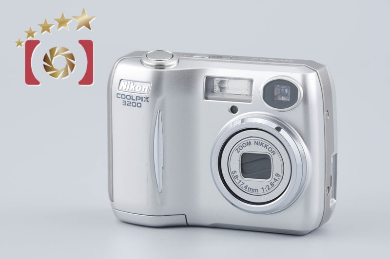Nikon COOLPIX E3200 Silver 3.2 MP Digital Camera