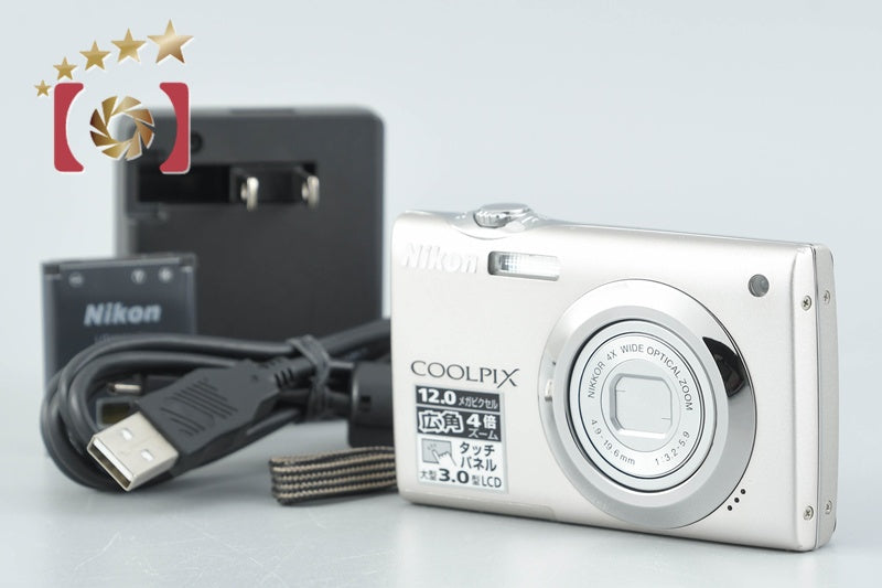 Nikon COOLPIX S4000 Shiny Silver 12.0 MP Digital Camera