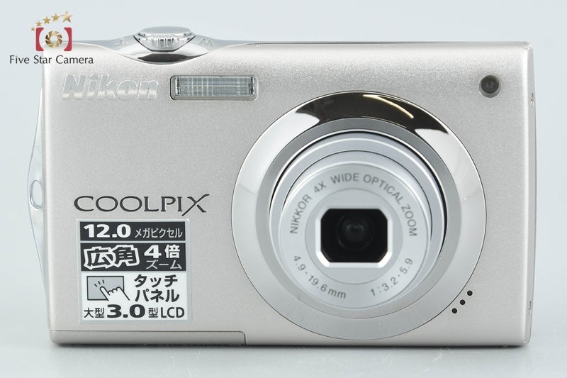 Nikon COOLPIX S4000 Shiny Silver 12.0 MP Digital Camera