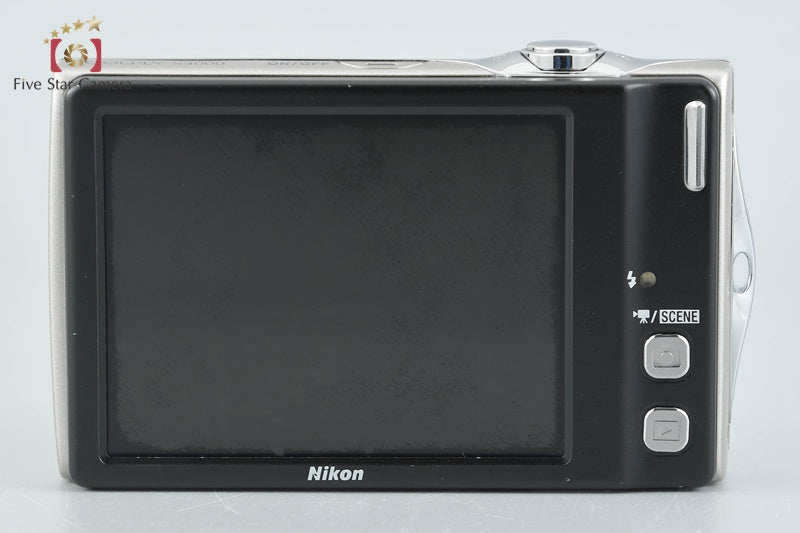 Nikon COOLPIX S4000 Shiny Silver 12.0 MP Digital Camera