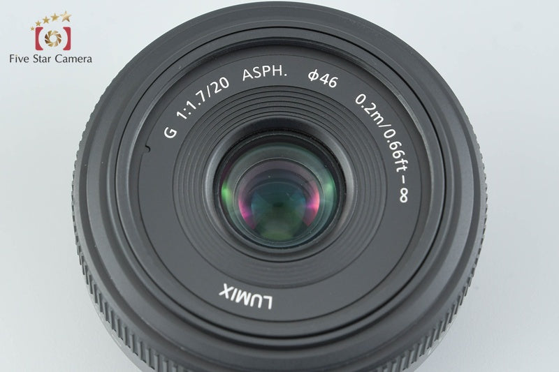 Panasonic LUMIX G 20mm f/1.7 ASPH. H-H020