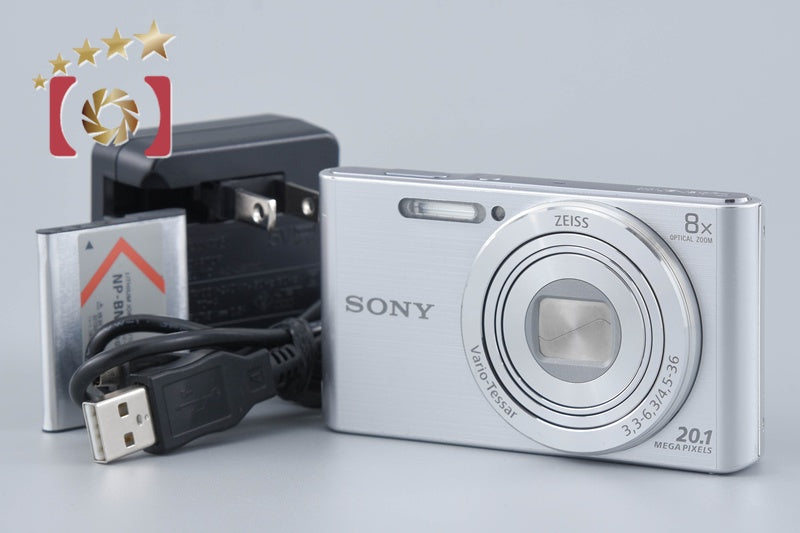 Sony Cyber-Shot DSC-W830 Silver 20.1 MP Digital Camera [Japanese Language Only]