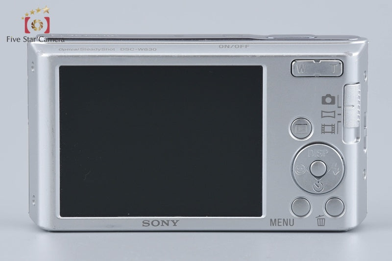 Sony Cyber-Shot DSC-W830 Silver 20.1 MP Digital Camera [Japanese Language Only]