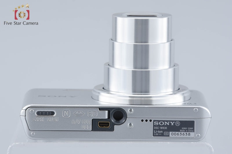 Sony Cyber-Shot DSC-W830 Silver 20.1 MP Digital Camera [Japanese Language Only]