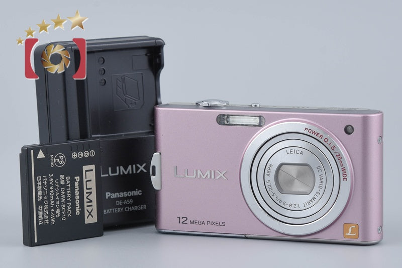 Panasonic LUMIX DMC-FX60 Pink 12.1 MP Digital Camera [Japanese Language Only]