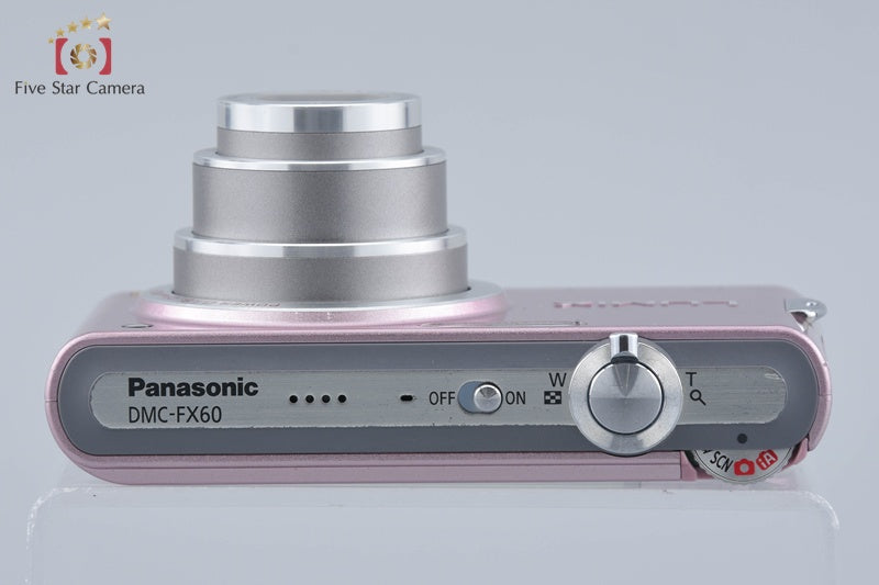 Panasonic LUMIX DMC-FX60 Pink 12.1 MP Digital Camera [Japanese Language Only]