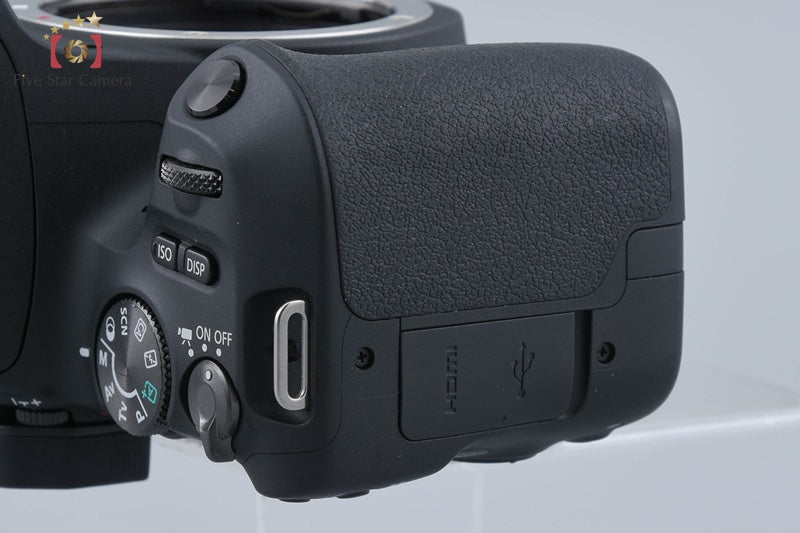 "Count 4,058" Canon EOS Kiss X9 / Rebel SL2 / 200D Black 24.2 MP DSLR Camera