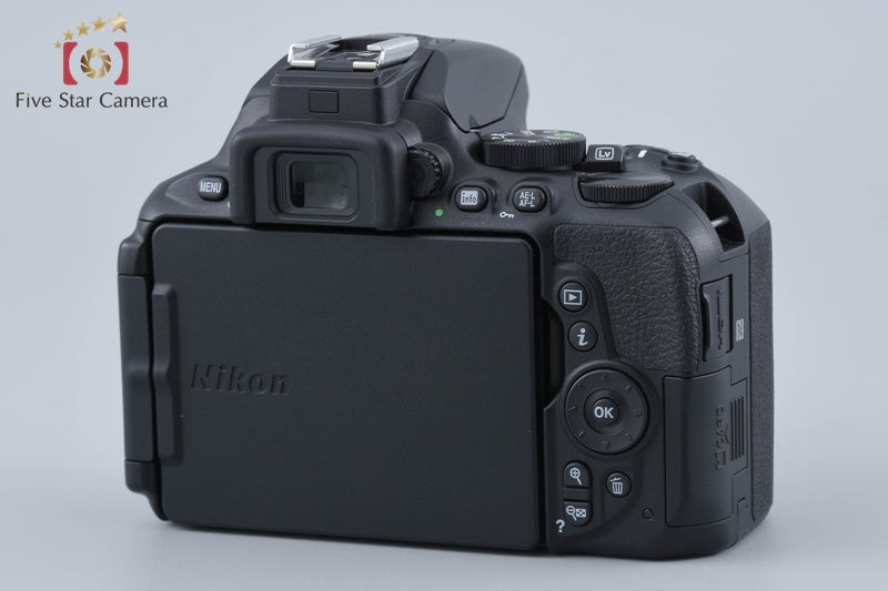 "Count 309" Nikon D5600 24.2 MP SLR Digital Camera 18-55 VR Lens w/ Box