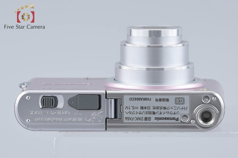 Panasonic LUMIX DMC-FX66 Pink 14.1 MP Digital Camera [Japanese Language Only]