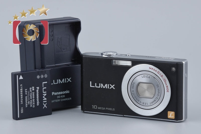 Panasonic LUMIX DMC-FX35 Black 10.1 MP Digital Camera [Japanese Language Only]