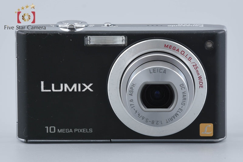Panasonic LUMIX DMC-FX35 Black 10.1 MP Digital Camera [Japanese Language Only]
